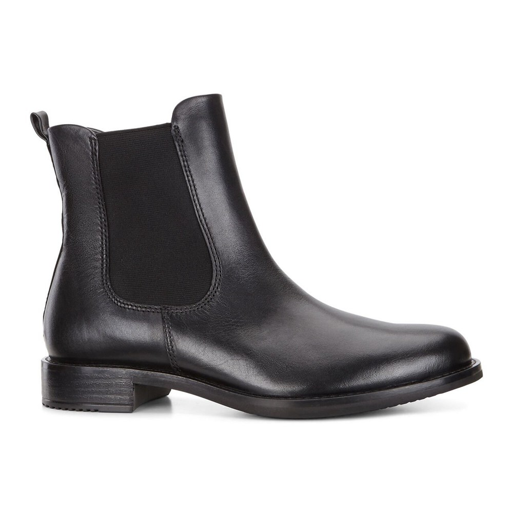 Womens Ankle Boots - ECCO Sartorelle 25 - Black - 0576CDIEB